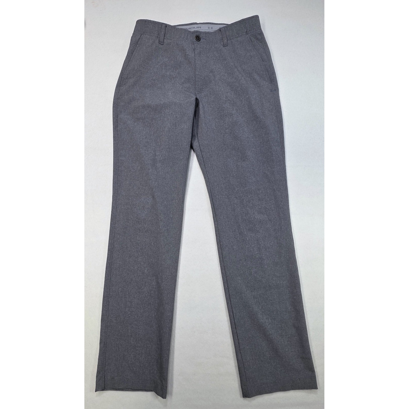Under Armour Matchplay Pants Mens 32x32 Gray Chino Grip Waist Limited Use
